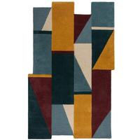Wollteppich Shuffle - Multicolor, Trend, Textil (120/180cm)