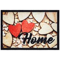 Fußmatte Meli 40x60 cm mit Herz-Design - Basics, Kunststoff (40/60cm) - Ondega
