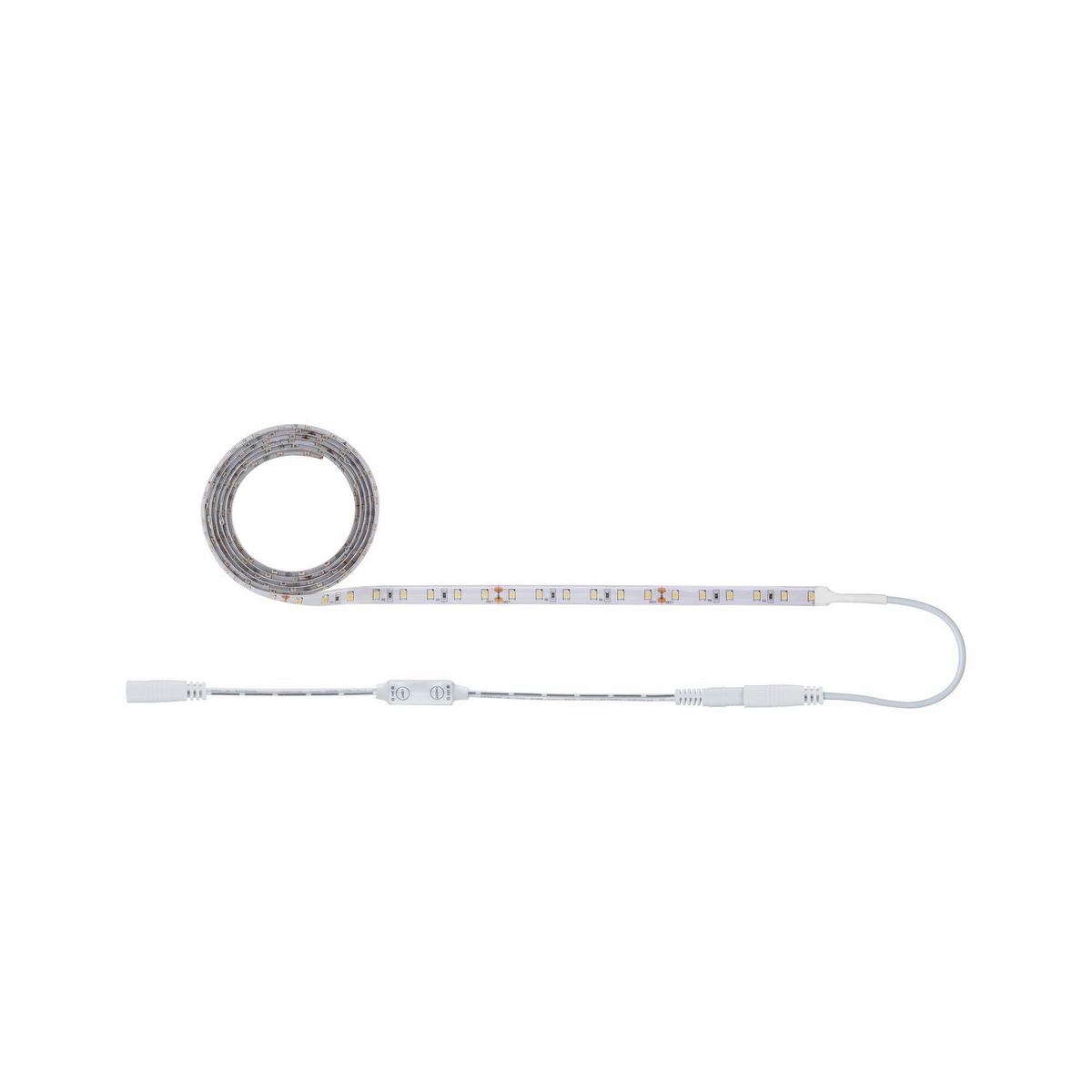 Led-streifen L: 1,5m Dimmbar - Weiß, Basics, Kunststoff (150cm) - Paulmann