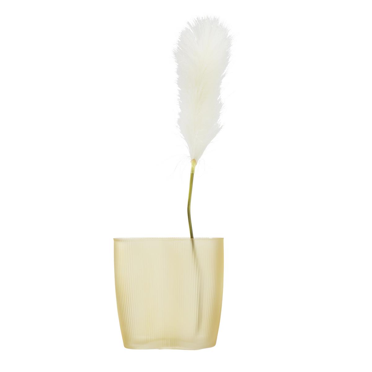VÁZA SAHARA - jantarové barvy, Moderní, sklo (19/12/20cm) - Modern Living