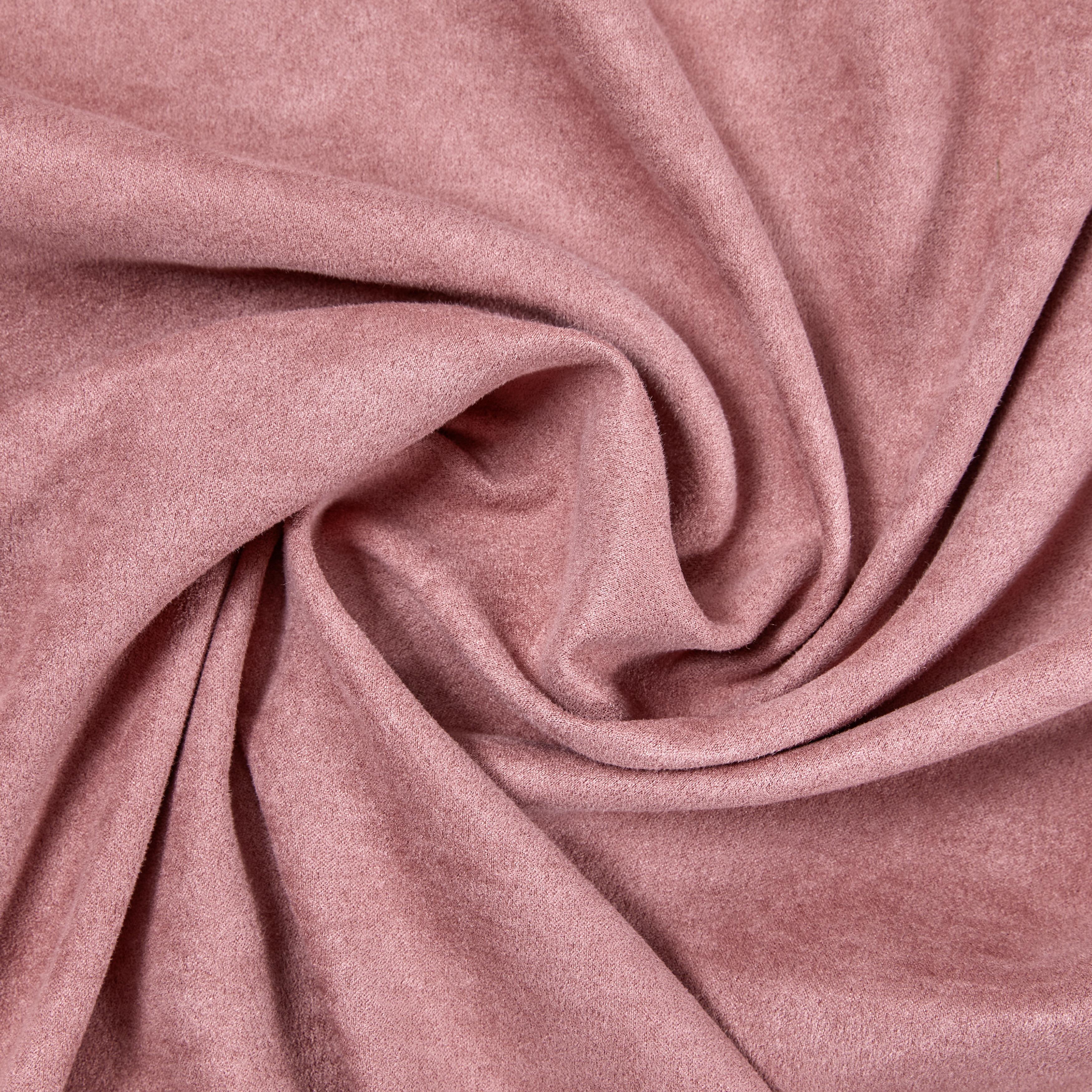 Záves S Krúžkami Velours, 140/245cm, Ružová - ružová, Konvenčný, textil (140/245cm) - Modern Living