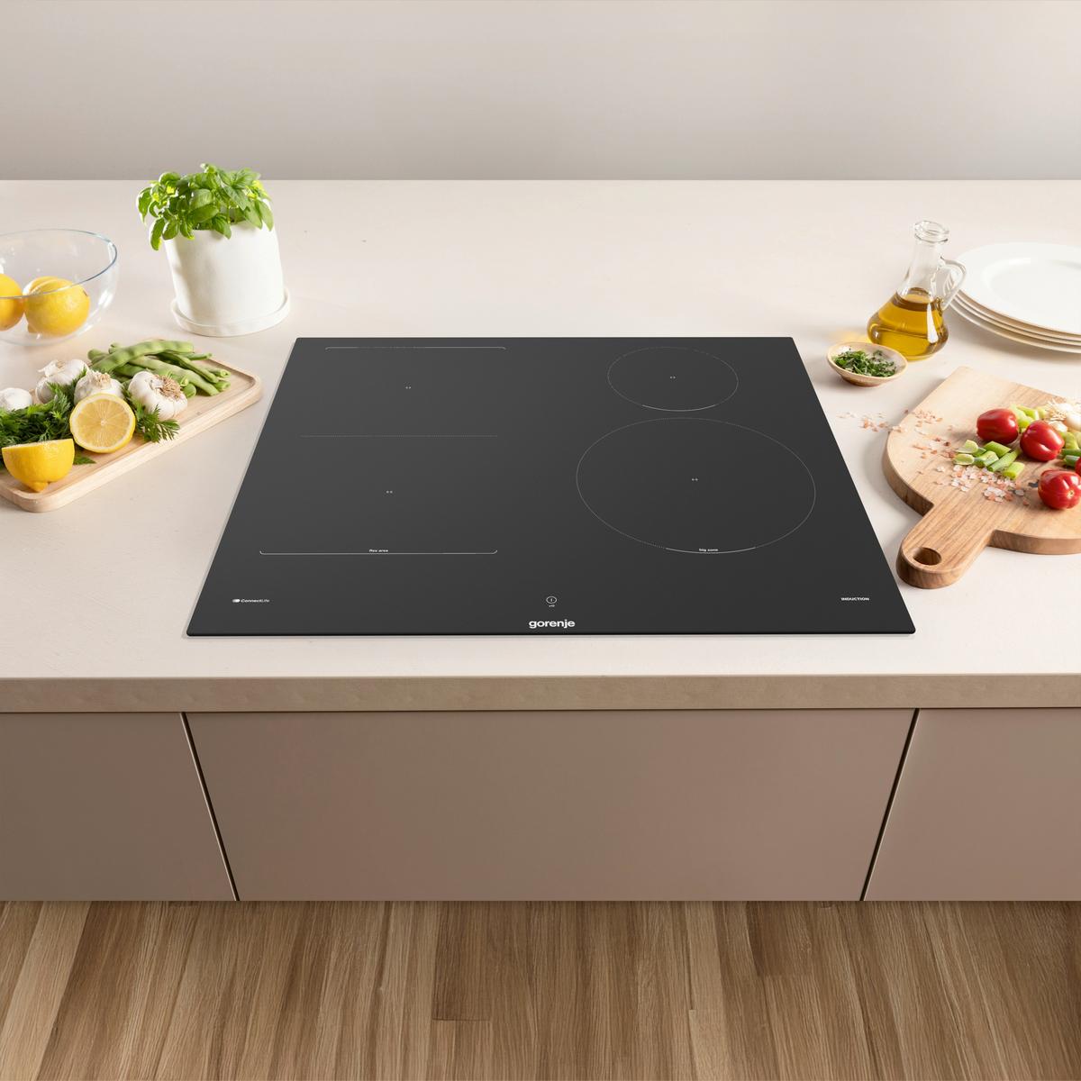Induktionskochfeld Gi6433srwf - Schwarz, MODERN, Glas (59,5/5,4/52cm) - Gorenje