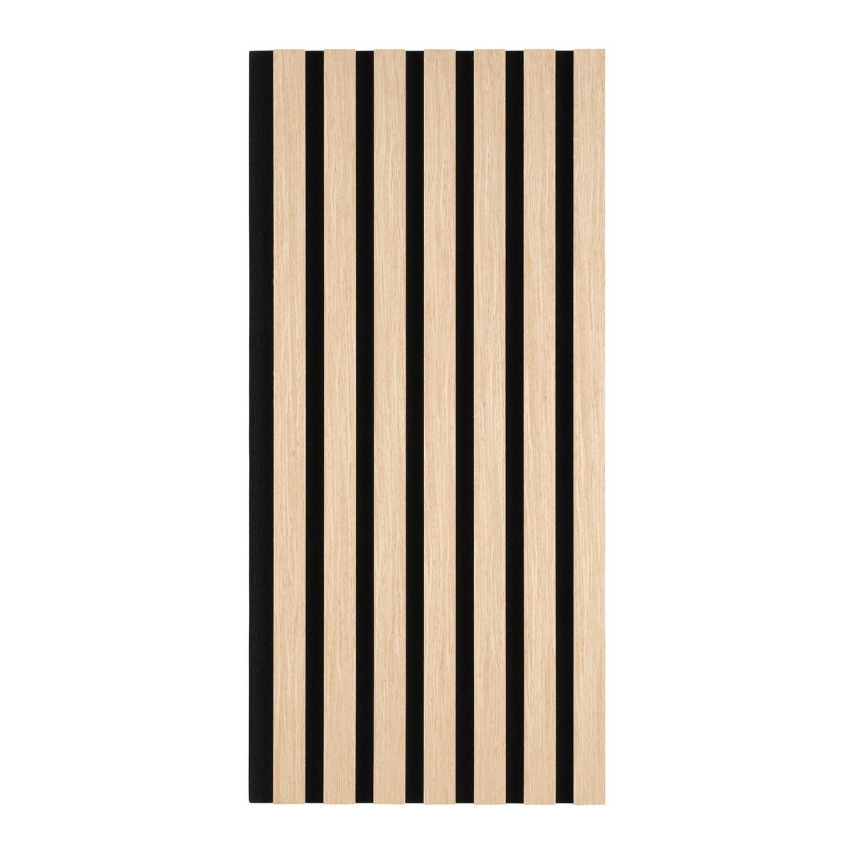 Akustický panel, Ashley, š/v: 60,5/28cm - dub bianco, Modern, drevo/kompozitné drevo (60,5/28/1,2cm) - Mömax