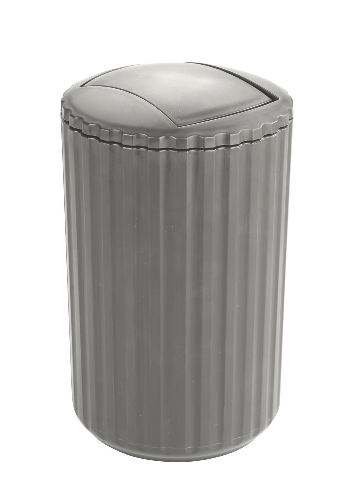Kozmetický kôš ALLSTAR MINAS - sivohnedá, Modern, plast (15cm) - Wenko