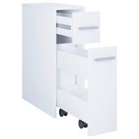 Unterschrank Zalo B: 19,9 cm Weiß - Weiß, MODERN, Holzwerkstoff (19,9/61,4/45cm) - MID.YOU