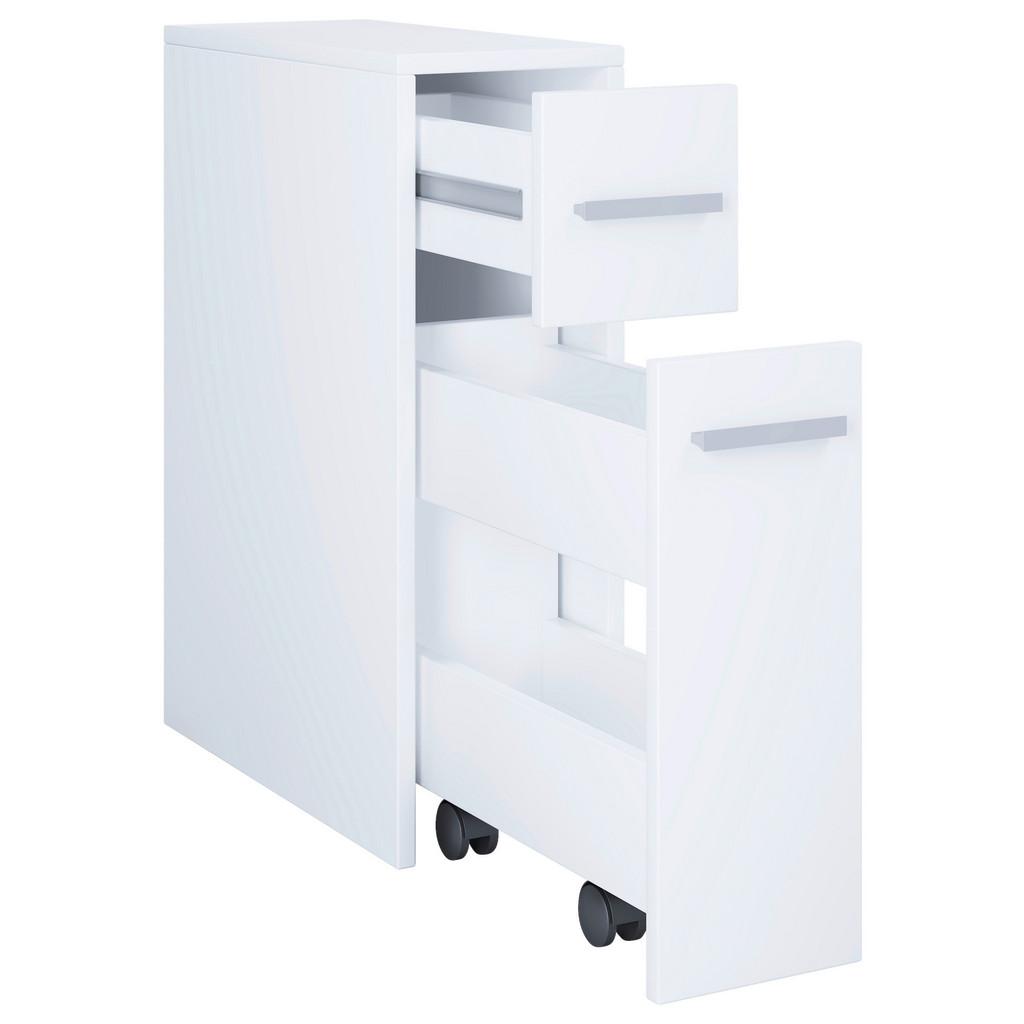 Unterschrank Zalo B: 19,9 cm Weiß