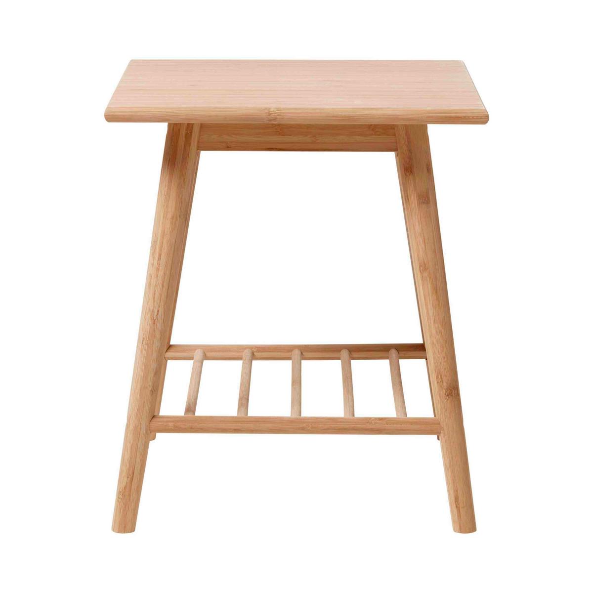 BEISTELLTISCH NOBLE 3157002 - Naturfarben, ROMANTIK / LANDHAUS, Holz (45/45/52cm) - MID.YOU