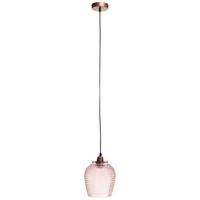 Hängeleuchte Terrific Riva Rosa - Rosa, Basics, Glas (18/18/27cm) - Kayoom