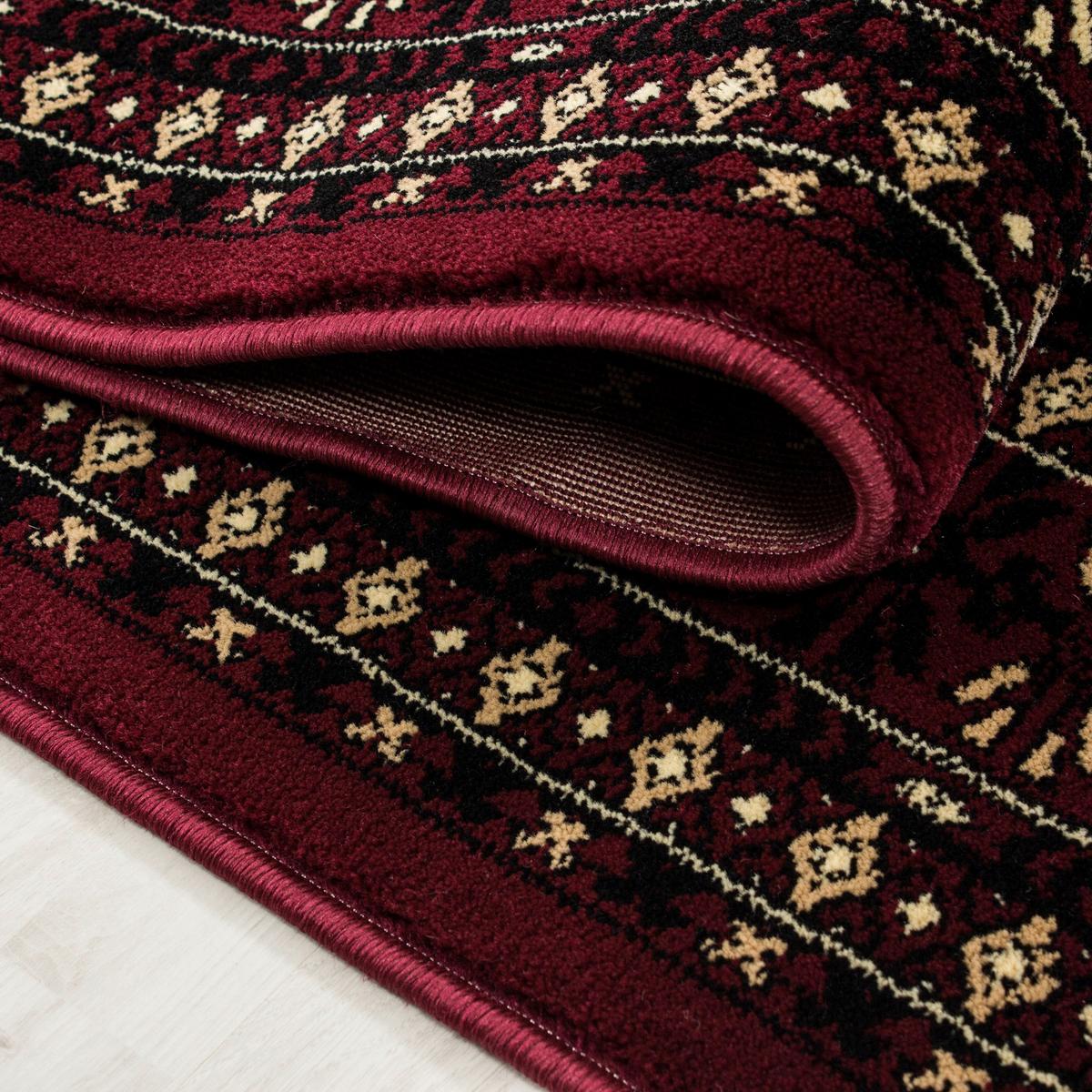 Orientalischer Webteppich Rot Marrakesh 160x230 cm - Dunkelrot, KONVENTIONELL, Textil (160/230cm)
