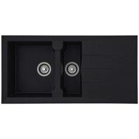 Spüle Respekta Alineo Stein Bxt: 100x50 cm - Schwarz, Trend, Stein (100/21/50cm) - Respekta