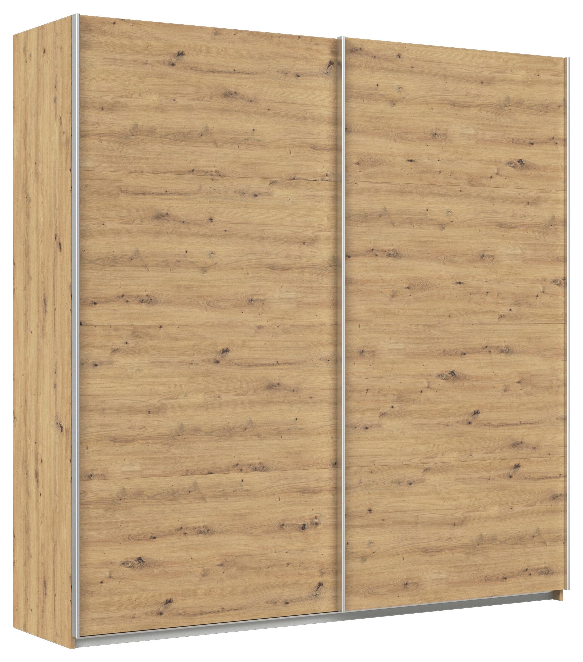 Schwebetürenschrank B: 225cm Feldkirch Eiche Dekor - Eiche Artisan, MODERN, Holzwerkstoff (225/229/62cm)