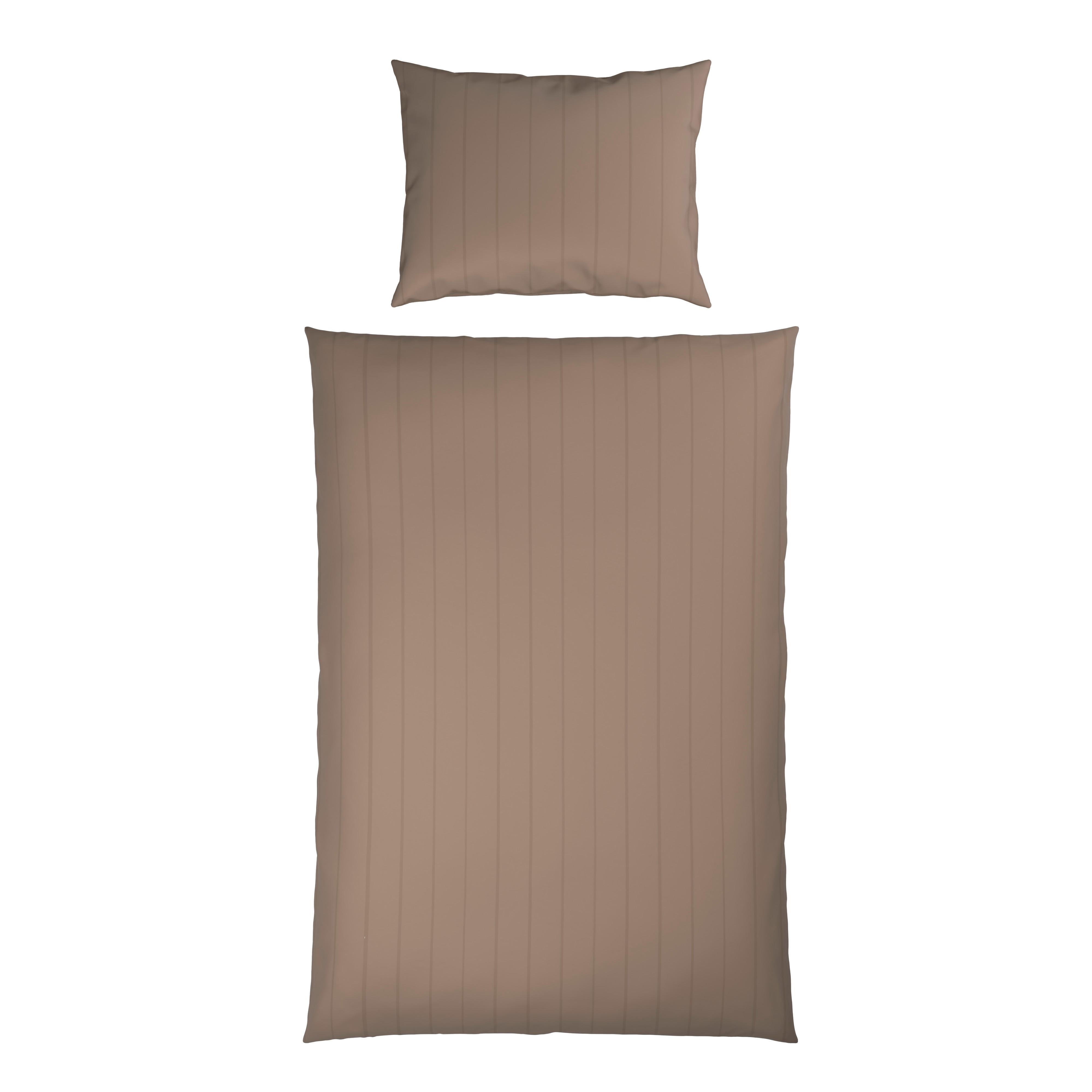 Bettwäsche Gerda - Braun, ROMANTIK / LANDHAUS, Textil - James Wood