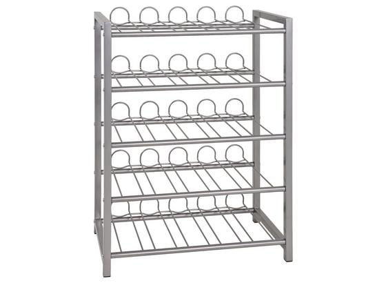 Weinregal Evelyn 45 Flaschen - Alufarben, MODERN, Metall (54/76/31cm) Weinregal Evelyn 45 Flaschen - Alufarben, MODERN, Metall (54/76/31cm)