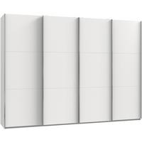 Schwebetürenschrank B: 300 Cm Level, Weiß - Weiß, MODERN, Holzwerkstoff (300/216,5/65cm) - MID.YOU