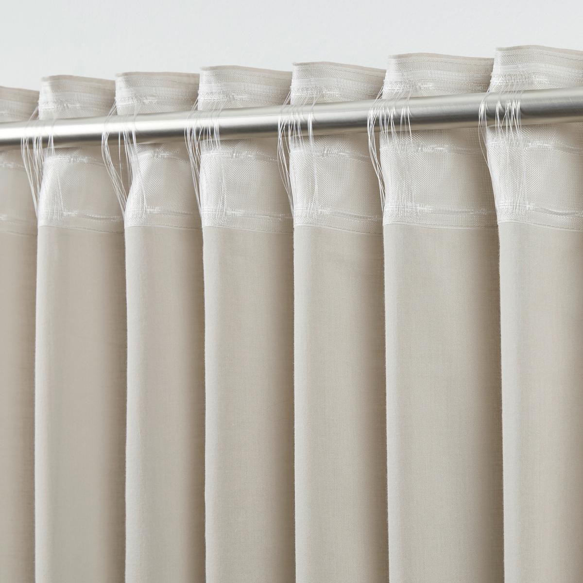 HOTOVÝ ZÁVĚS Bio-Luise, 2 ks., 140/267cm - béžová, Natur, textil (140/255-267cm) - ecoTree