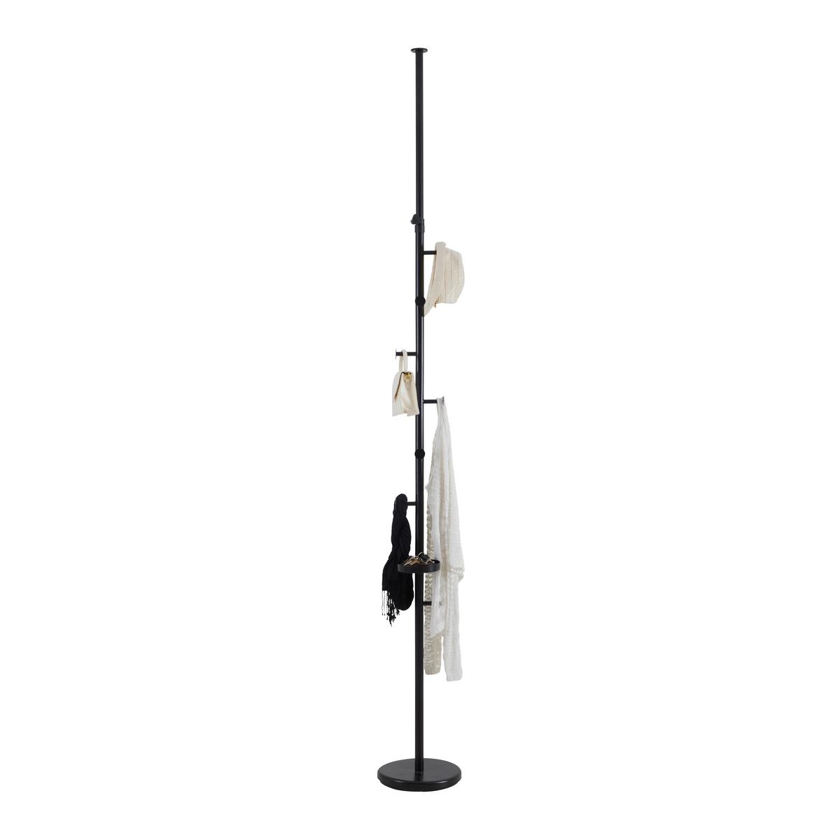 ŠATNÍ STOJAN SCOPO-EXKLUSIV- - černá, Moderní, kov (30/200-260/30cm) - Mömax