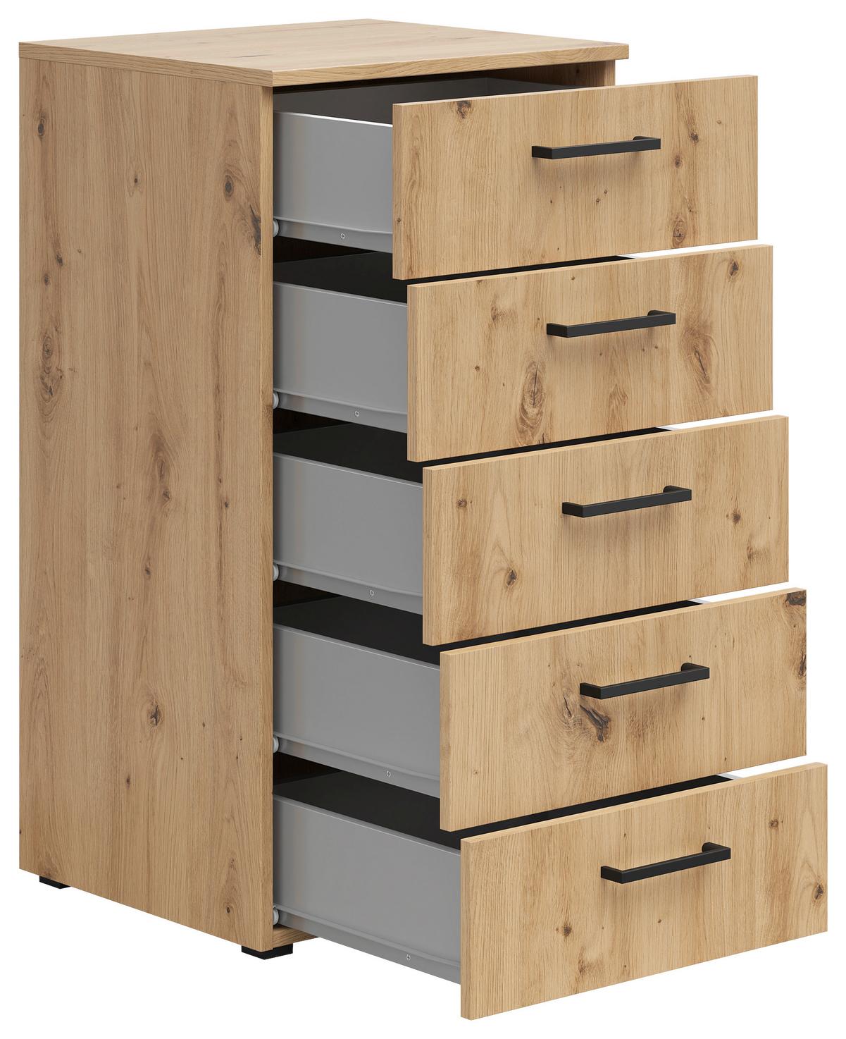 Komód Cabinet - Artisan tölgy, Modern, faalapú anyag (45/83/40cm)