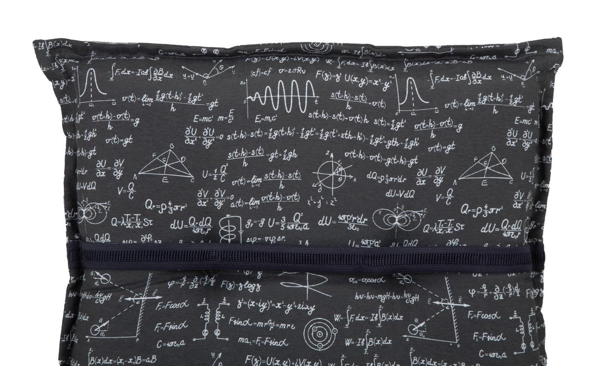 Niederlehner Auflage Turin 98x46 cm Anthrazit - Anthrazit, Basics, Textil (98/46/8cm)