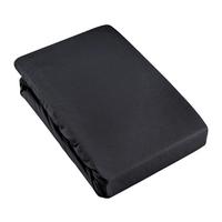 Napínacia plachta Basic, 180-200/200/28cm - čierna, Modern, textil (180/200cm) - Modern Living