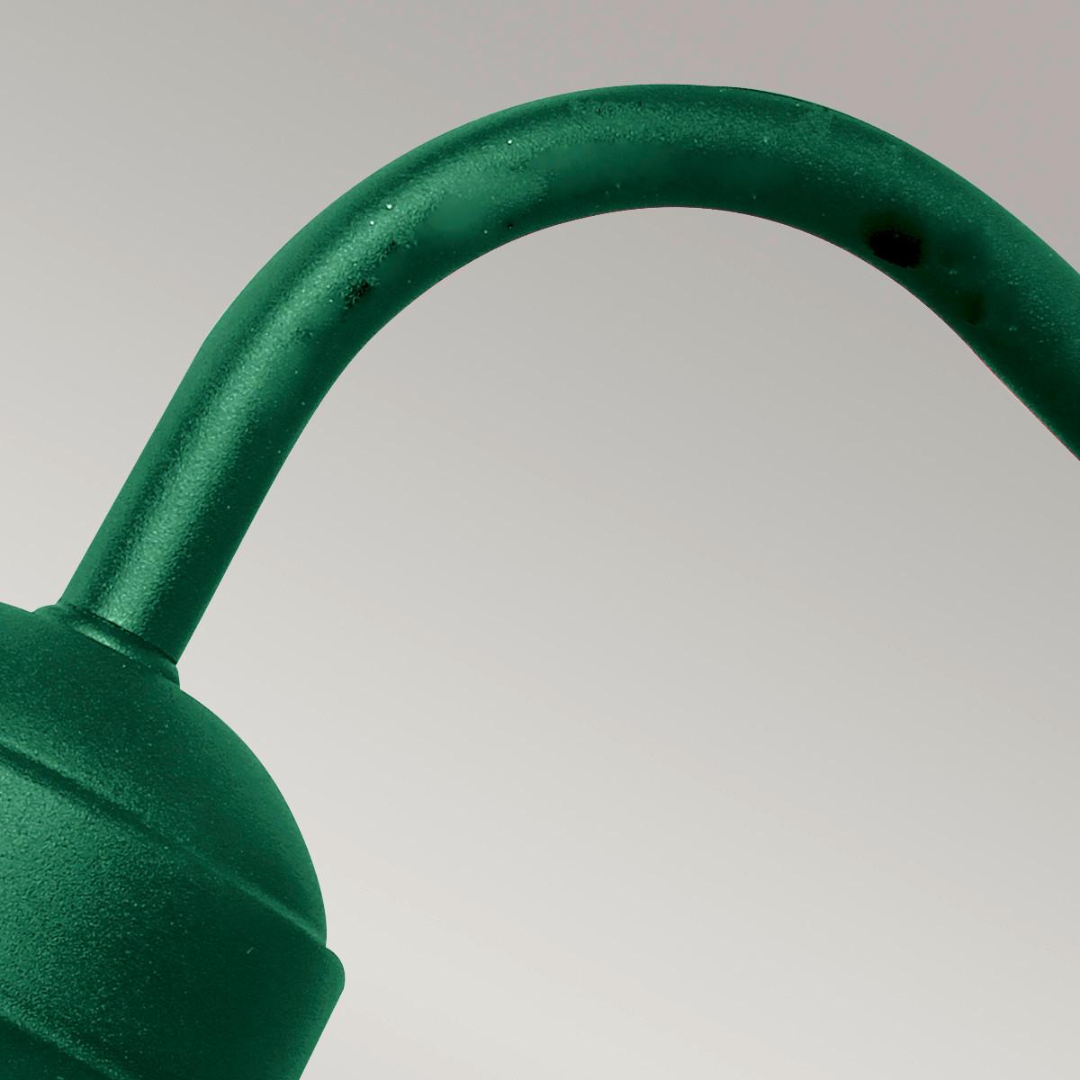 Außenwandleuchte Klampenborg-Fgr - Grün, KONVENTIONELL, Glas/Metall (42/27.5/25.5cm) - Elstead Lighting