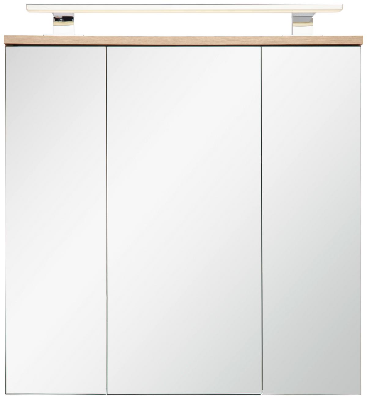 Badezimmer Giga Eichefarben/anthrazit B: 150cm - Anthrazit/Eiche Artisan, MODERN, Holzwerkstoff (150/190/40cm)