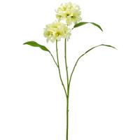 Kunstpflanze Lilie - Hellgelb/Grün, Basics, Kunststoff/Textil (70cm)