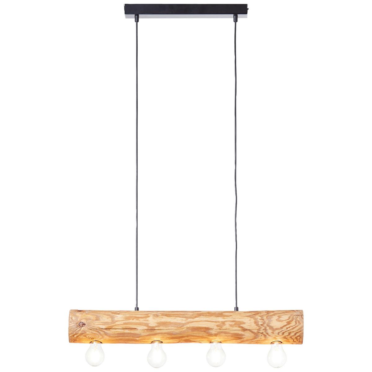 Hängeleuchte 99432/35 Trabo - Kieferfarben, Natur, Holz/Metall (105/70/10cm) - Brilliant
