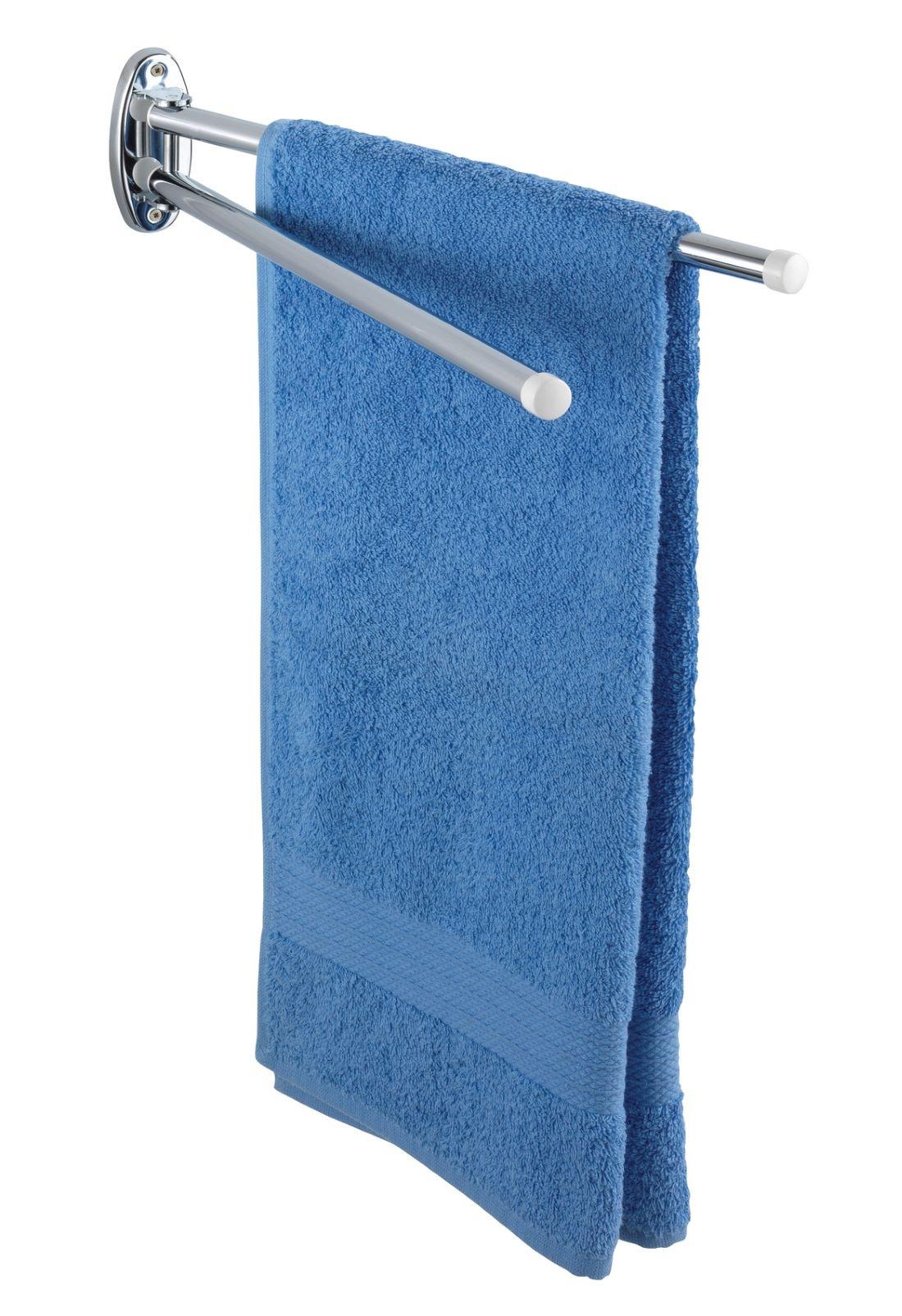 Držiak na uteráky BASIC 17894100 - farba ušľachtilej ocele, Konventionell, kov (4,5/9,5/41cm) - Wenko