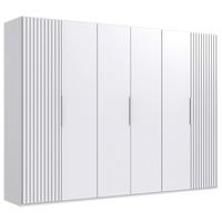 Drehtürenschrank Andorra Weiß B: 300 Cm - Weiß, MODERN, Holzwerkstoff (300/216/58cm) - MID.YOU