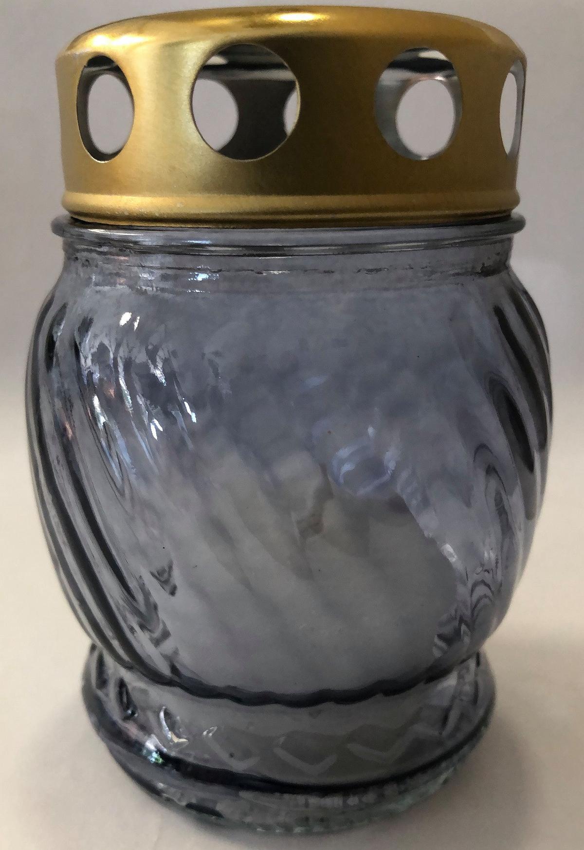 Kegyeleti Mécses La 72 Lt - Üveg/fém (7/10cm)