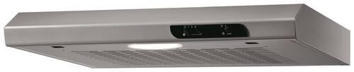Dunstabzugshaube Suna Edelstahlfarben B: 60 cm, Led - Edelstahlfarben, Trend, Metall (60/7,6/47cm) - Respekta