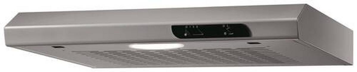 Dunstabzugshaube Suna Edelstahlfarben B: 60 cm, Led - Edelstahlfarben, Trend, Metall (60/7,6/47cm) - Respekta