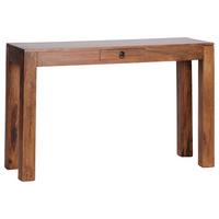 Konsolentisch mit Schublade Mumbai Sheeshamholz Massiv - Sheeshamfarben, LIFESTYLE, Holz (120/40/70cm) - MID.YOU