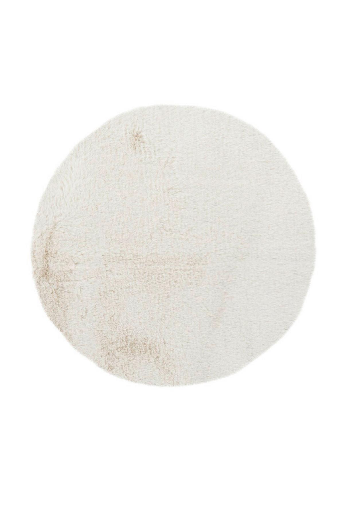 Hochflorteppich Rabbit 625 Weiß D: 100 Cm - Weiß, KONVENTIONELL (100cm)