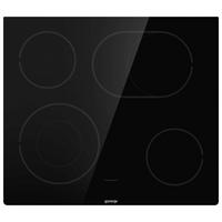 Glaskeramik Kochfeld Rahmenlos B: 59,5cm Mit Restwärmeanzeige - Schwarz, Basics, Glas (59,5/5,4/52cm) - Gorenje