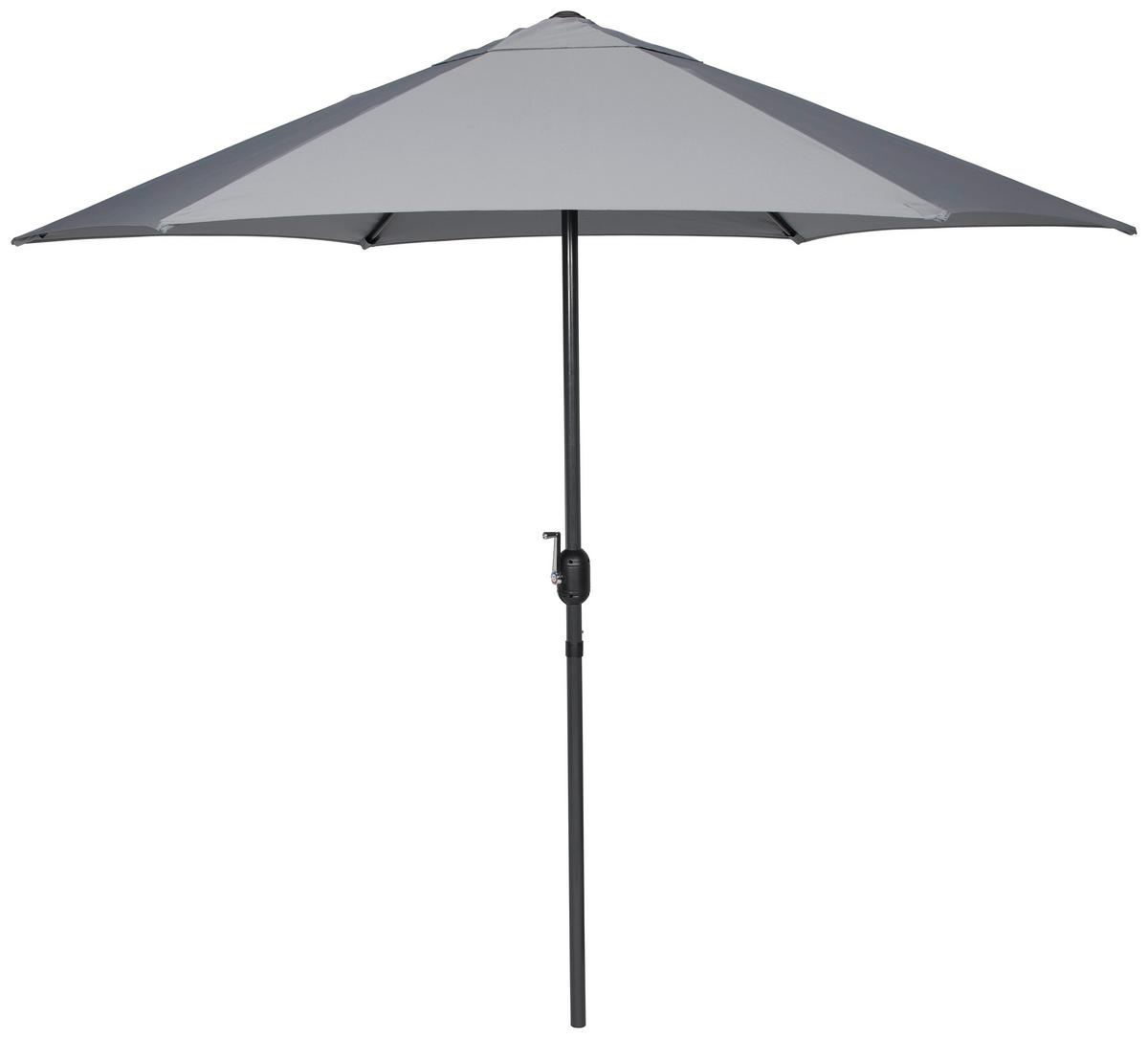 Kerti Étkezőgarnitúra Lisa - antracit/szürke, Modern, Üveg/textil - Luca Bessoni