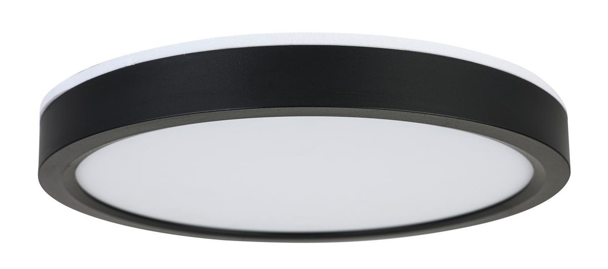 STROPNÉ LED SVIETIDLO TIR - čierna/biela, Modern, plast (23/2,5cm) - Mömax