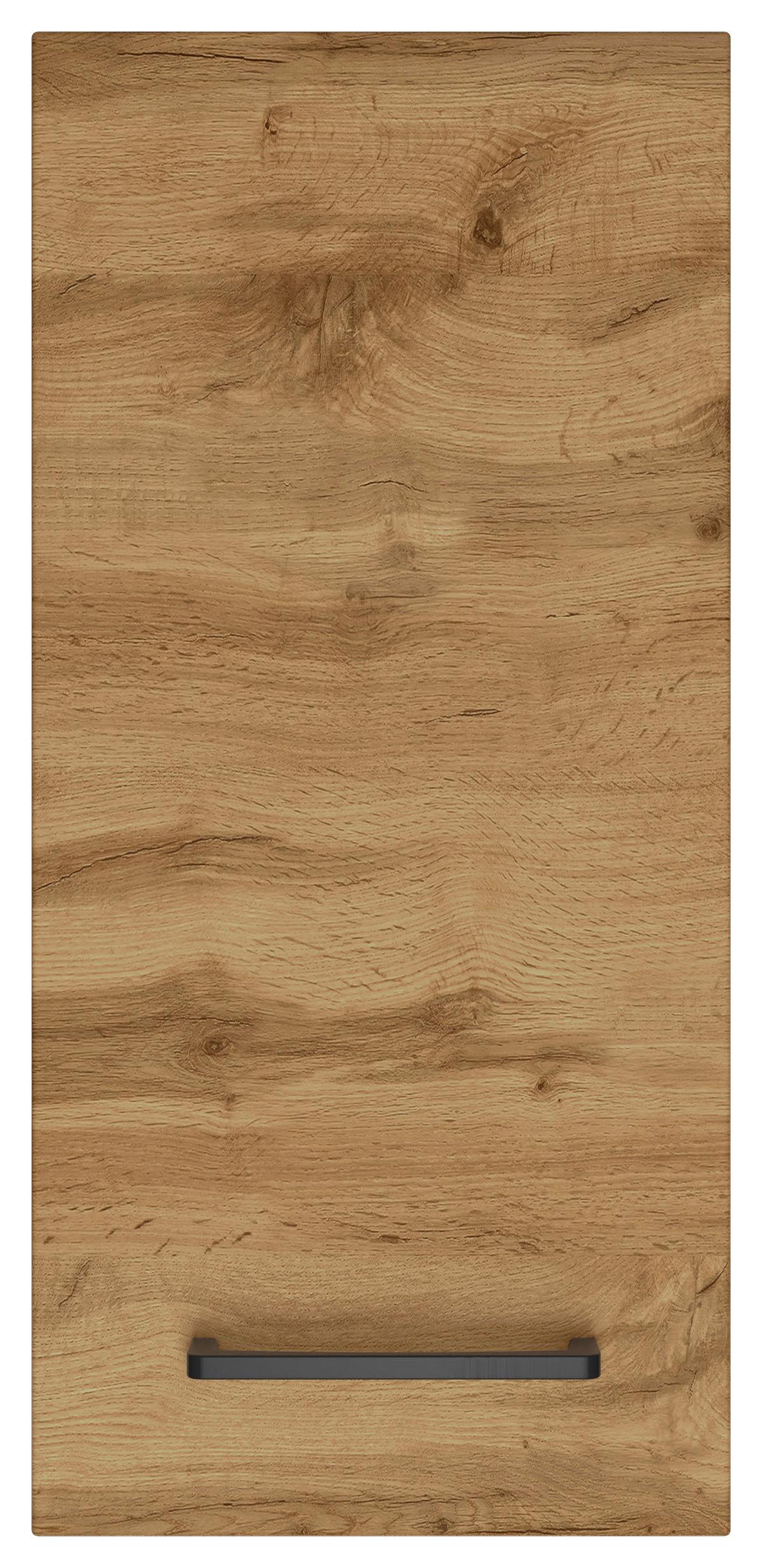 Hängeschrank Manchester B: 30 cm Eiche Wotan Dekor - Eichefarben, MODERN, Holzwerkstoff (30/64/20cm) - Held