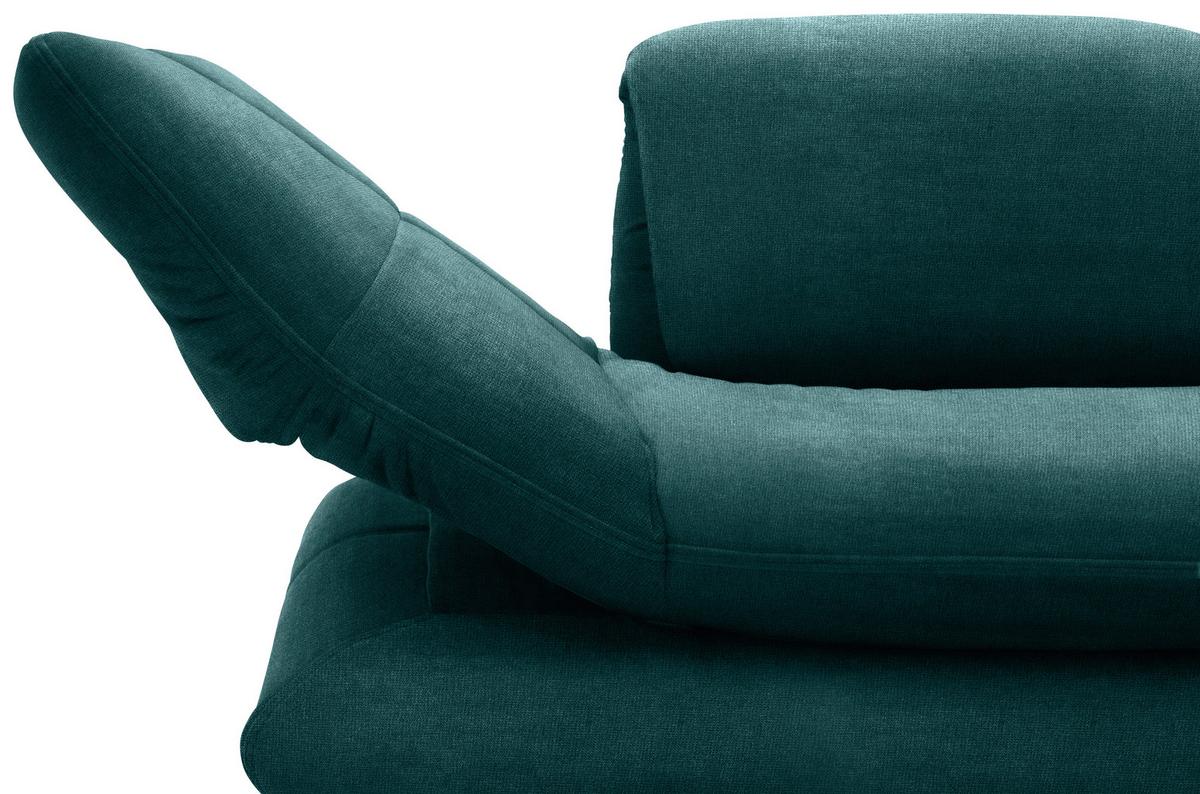 Sessel Looks Xiii - Petrol/Schwarz, Design, Textil (139 (197)/83 (110)/98cm) - LOOKS by W.Joop