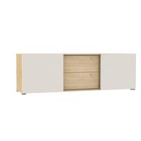 Phonotisch Tyler 3 Kaschmir/Eiche Artisan 175 cm - Kaschmir/Silberfarben, MODERN, Holzwerkstoff (175/55,5/44,2cm)