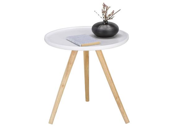 Odkládací Stolek Mailo 2-exklusiv/sb- - bílá/barvy dubu, Moderní, dřevo/kompozitní dřevo (48/48cm) - Modern Living Odkládací Stolek Mailo 2-exklusiv/sb- - bílá/barvy dubu, Moderní, dřevo/kompozitní dřevo (48/48cm) - Modern Living