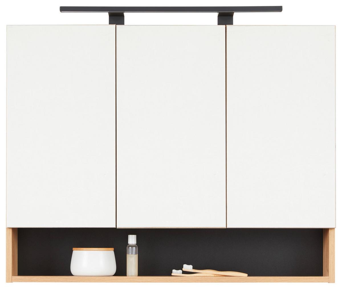 Spiegelschrrank Florenz in Eiche Artisan - dub artisan, Modern, kompozitné drevo (90/70/20cm) - Mömax