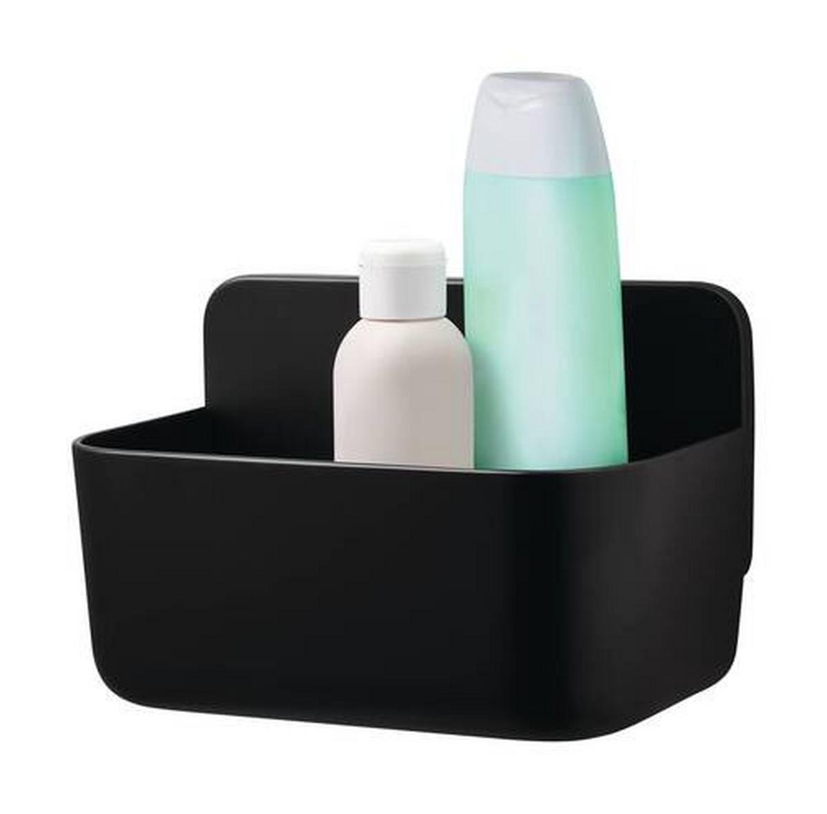 Duschkorb Lavaa 40515-00000-00 - Schwarz, KONVENTIONELL, Kunststoff (20/11/12cm)