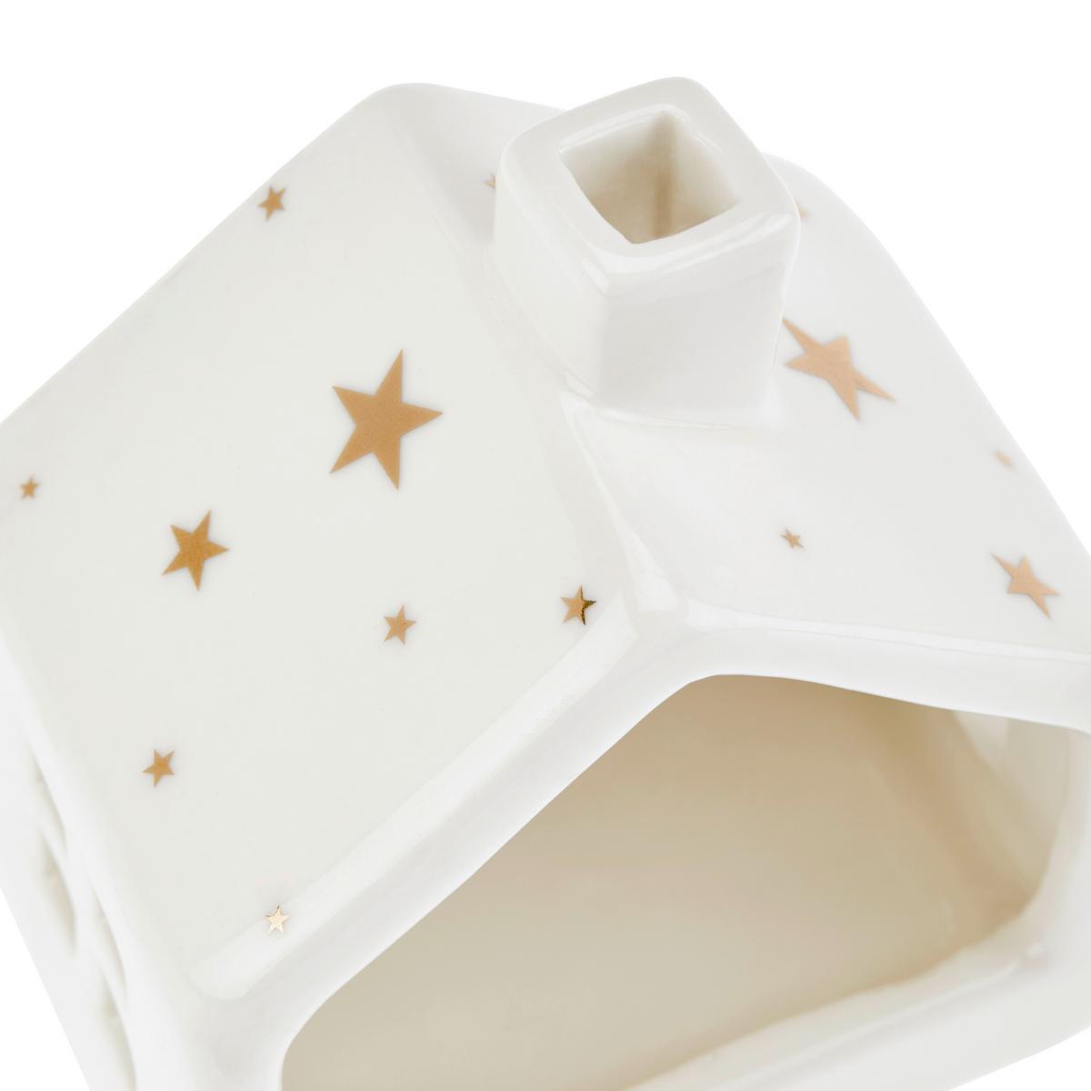 Teamécsestartó Ruven - fehér, Modern, kerámia (8/5,5/10cm) - Ondega