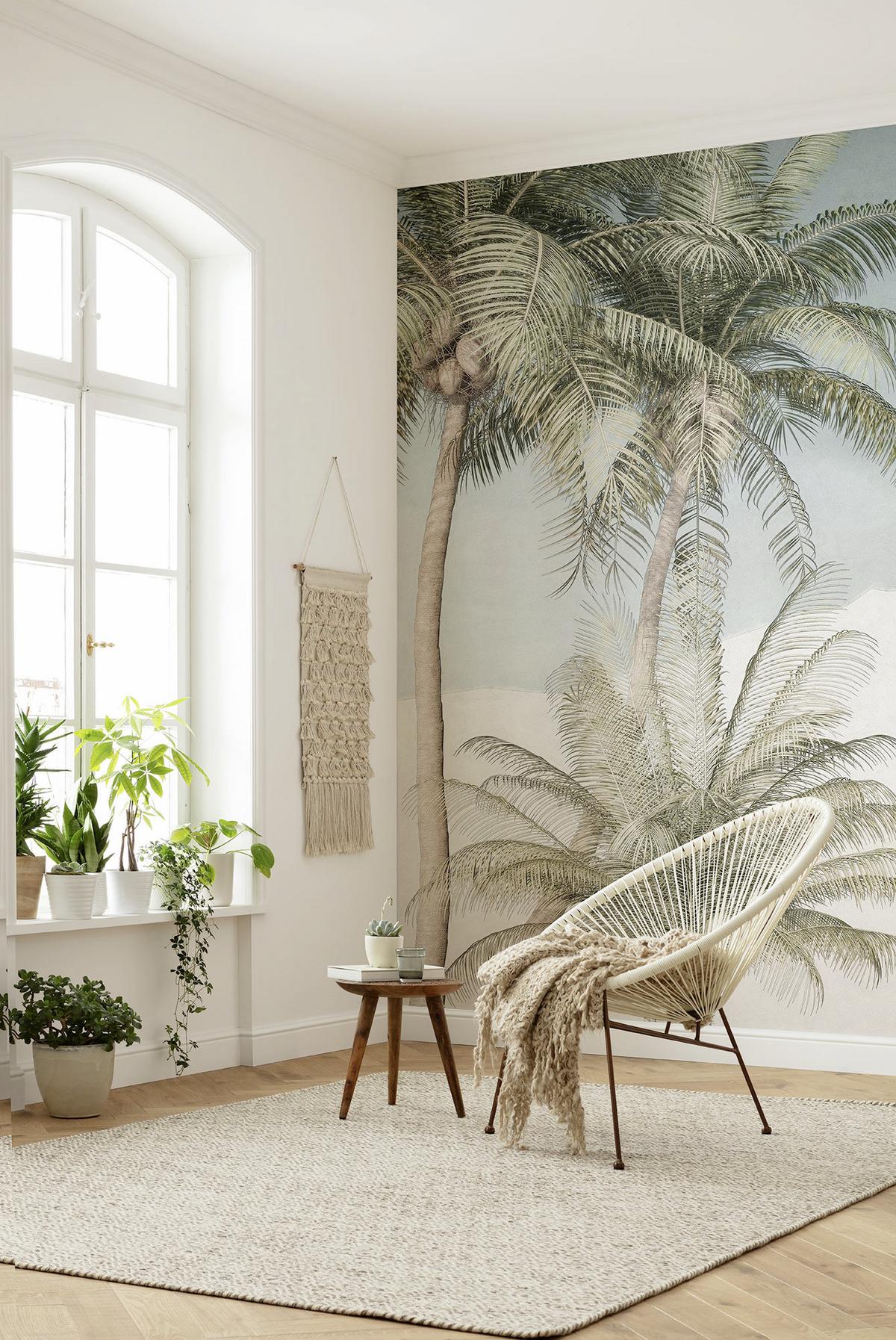 Fototapete Palm Oasis - Multicolor, Trend (200/280cm)