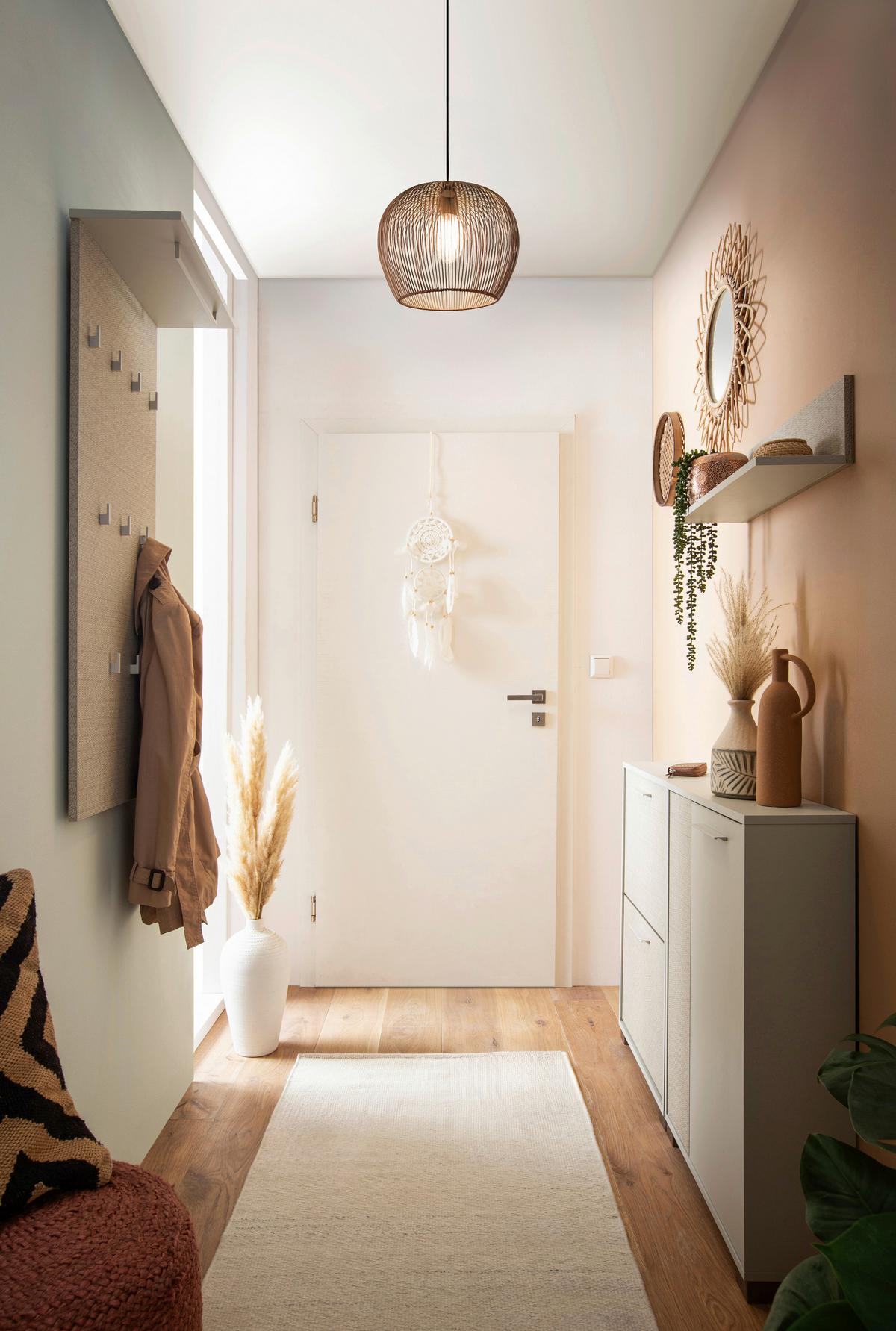 Wandregal Edno, Beige B: 60 Cm - Beige, Design, Holzwerkstoff (60/15,7/17,3cm) - MID.YOU