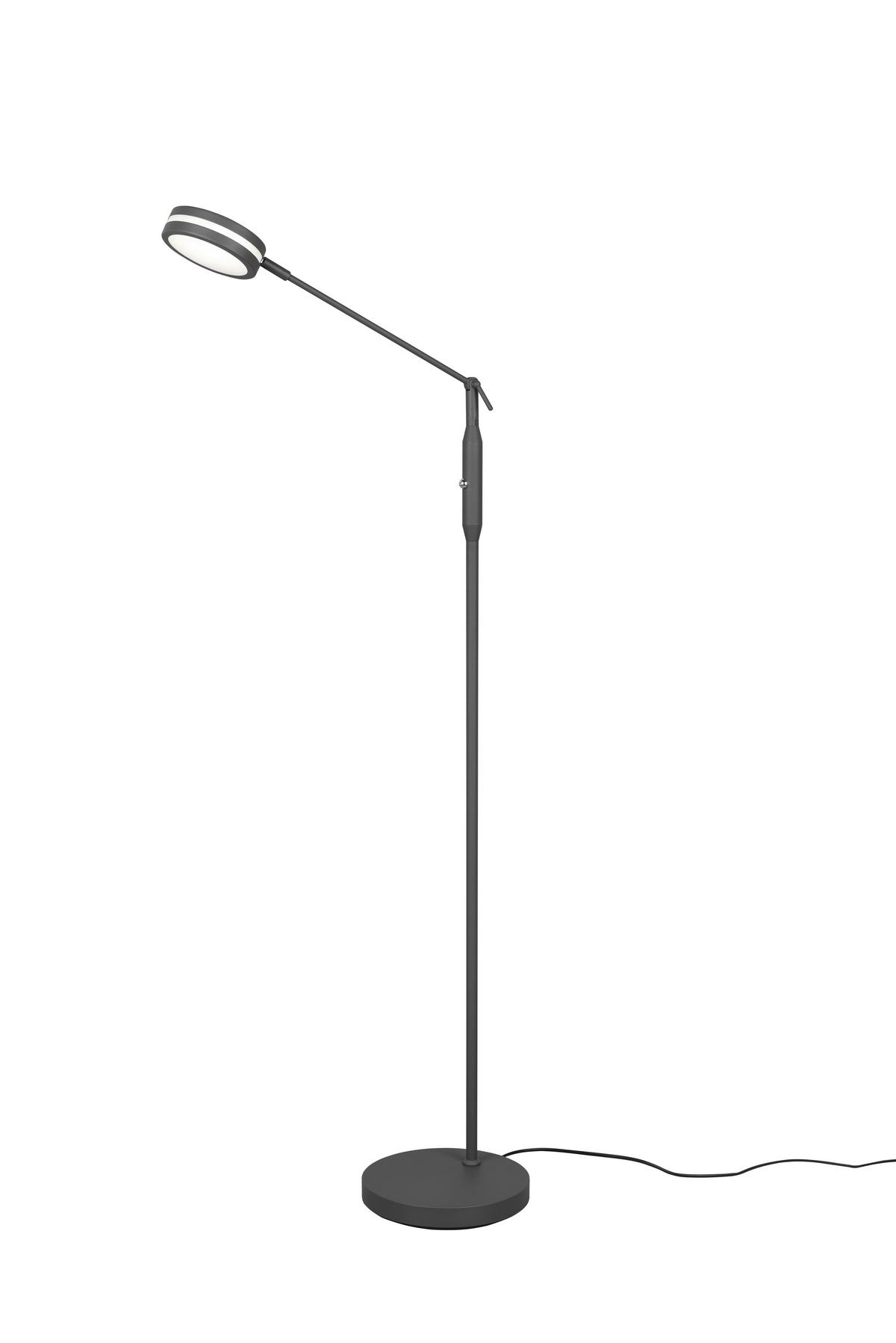Led-stehleuchte 426510142 Franklin - Anthrazit, Basics, Metall (133/23/41cm) - Trio Leuchten