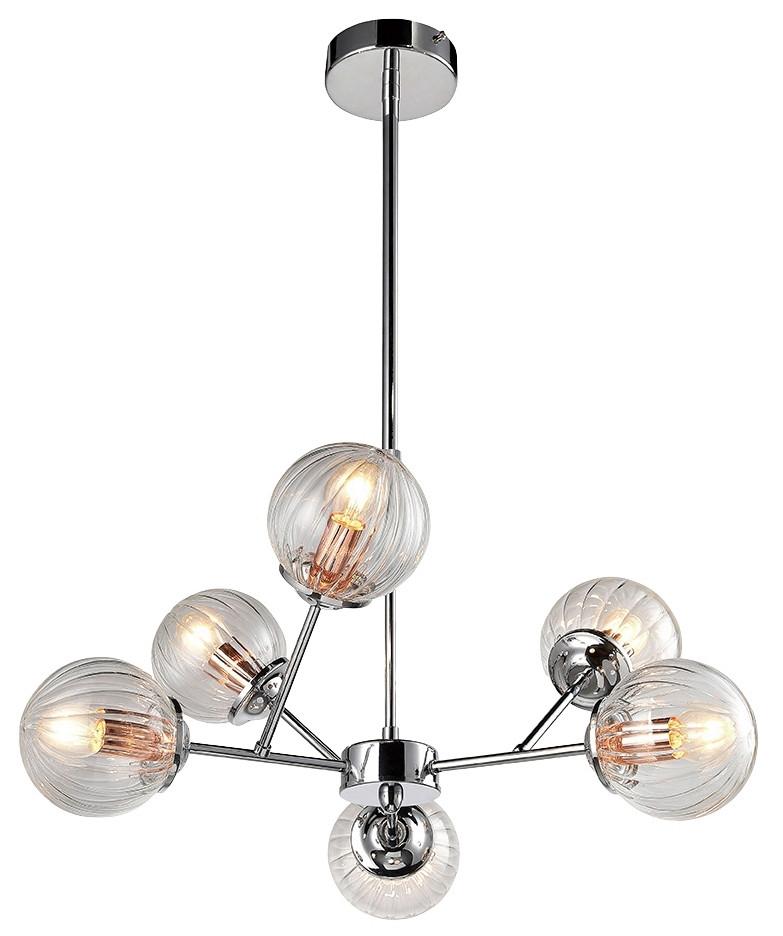 Deckenleuchte 36-67272 Best - Chromfarben/Kupferfarben, KONVENTIONELL, Metall (60/70cm)