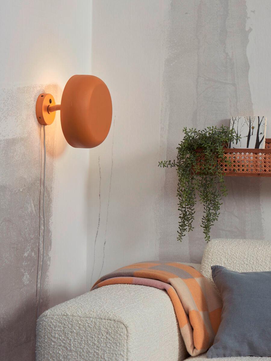 Wandleuchte Porto - Orange, Trend, Metall (25/25/18cm) - It's about Romi