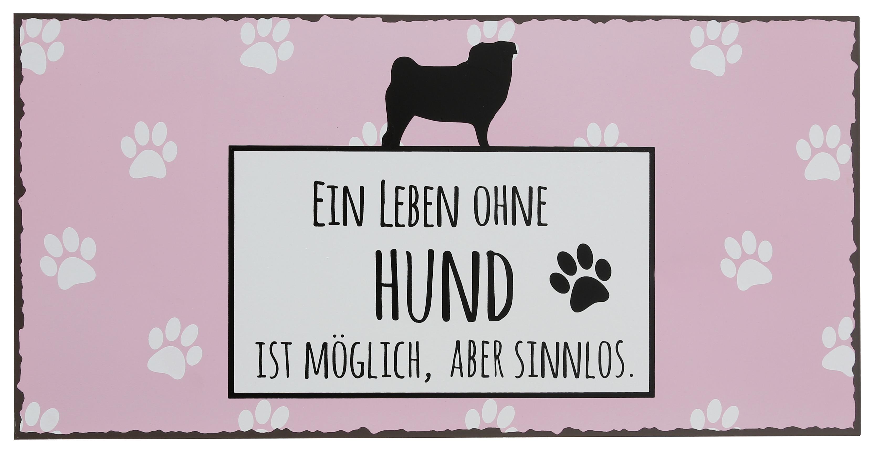Dekoschild über Hunde